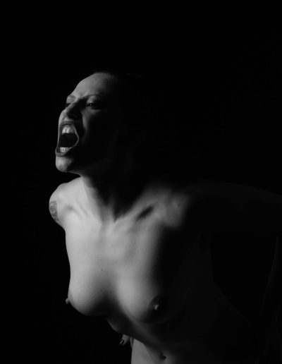 Sesión de fotos desnudo blanco y negro - en estudio - Fotos con Pablo
